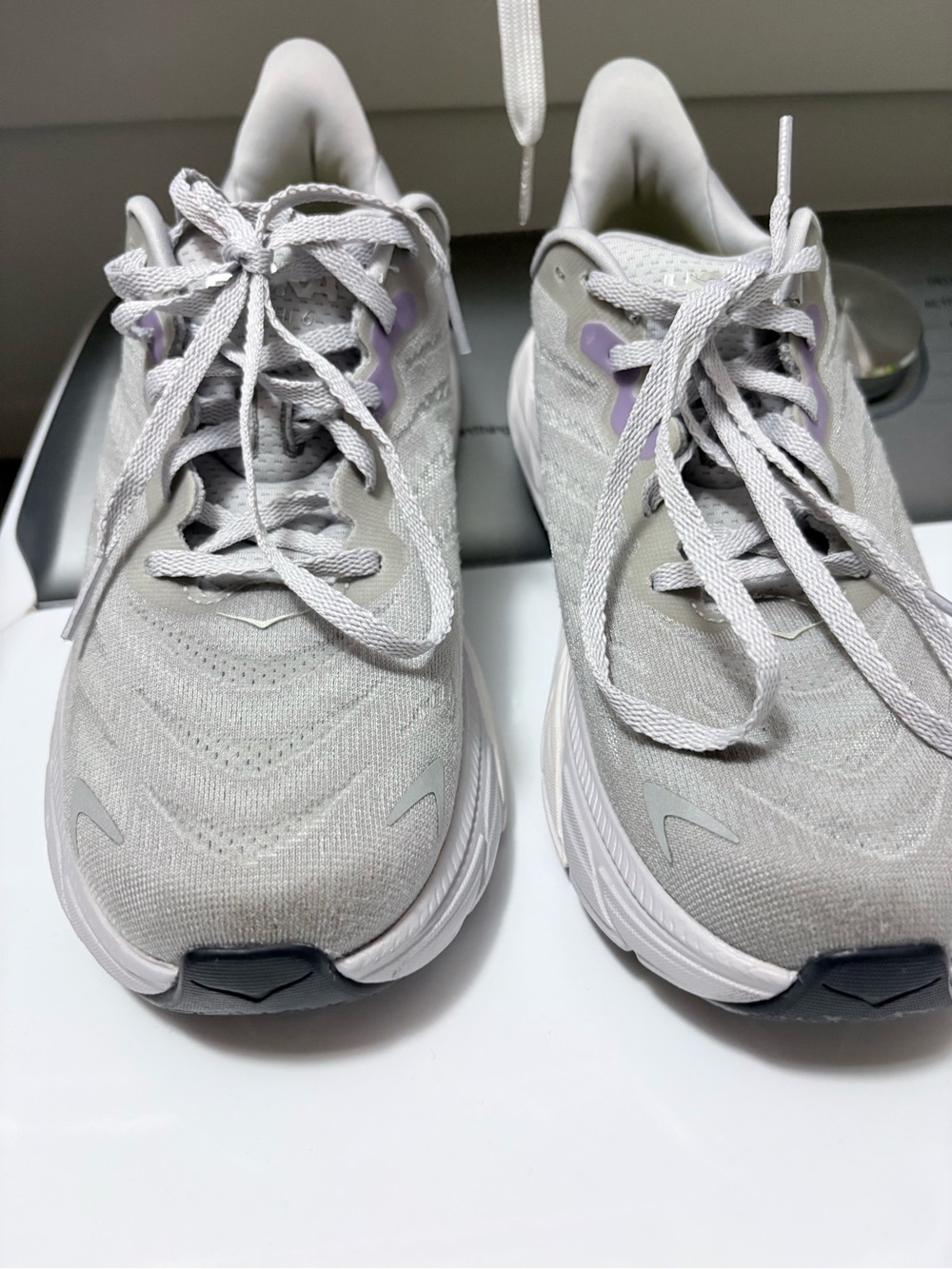 Hoka One One Women's Light Gray Sneakers